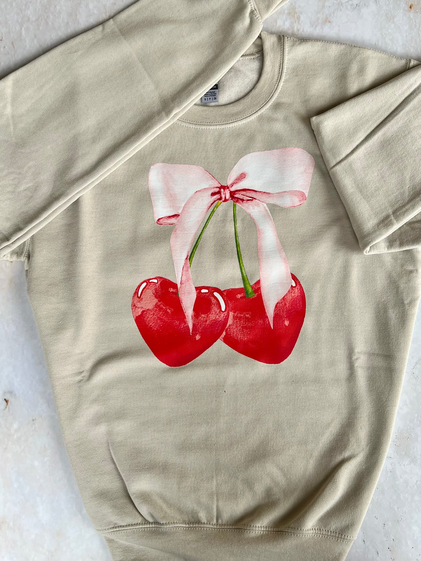 Cherry Coquette Crewneck