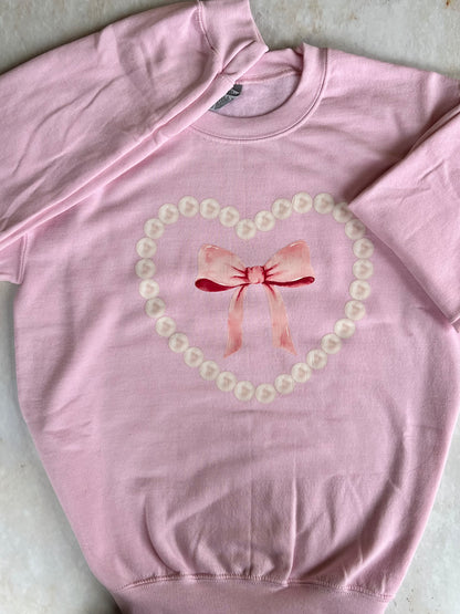 Heart Coquette Crewneck